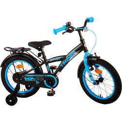 Volare Thombike barncykel 16" - Svart/Blå Barncykel