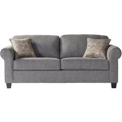 Lark Manor Alvenia Gray Sofa 85" 3 Seater