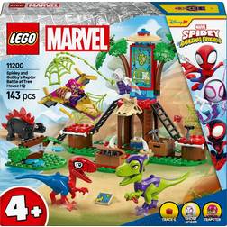 LEGO Marvel Showdown at the Treehouse Spidey Rex vs Gobby Raptor 11200