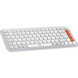 Logitech Pop Icon Keys KB Off White INTNL-973
