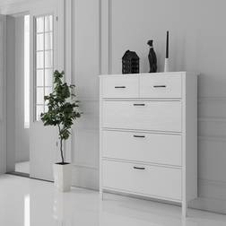 Hanah Home Kenkäkaappi Bloom Valkoinen FRN-12044