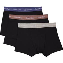 Calvin Klein Cotton Stretch Trunk 3-pack - Black