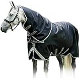 Amigo Outdoor Blanket with Neck Cover 1200D Plus Turnout - Noir