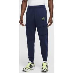 Nike Sportswear Swoosh Air Fleece Cargo Jogging - Midnight Navy/Volt