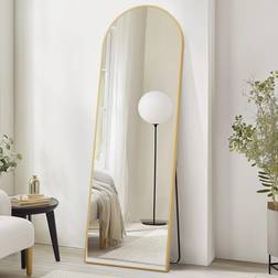 Sweetcrispy Arched Gold Floor Mirror 66x180.3cm