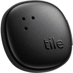 Tile by Life360 Sticker (2024) Small Bluetooth Tracker, Remote Finder and Item Locator for Bikes, Glasses and More. Both iOS and Android Compatible. Phone Finder. 1-Pack (Black)