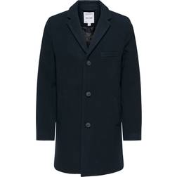 Only & Sons Onsjaylon Coat - Blue/Dark Navy