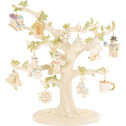 Lenox Snow Pals Christmas Ornament Tree Beige/Multicolor Decoration 31.1cm 13pcs