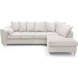 Abakus Direct Jumbo White Sofa 274.3cm 4 Seater
