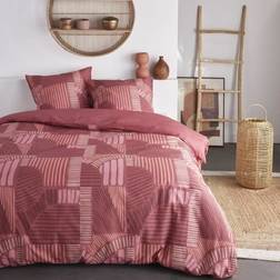 Today Parure Lit Imprimé 220 x 240 cm Rose Housse de couette