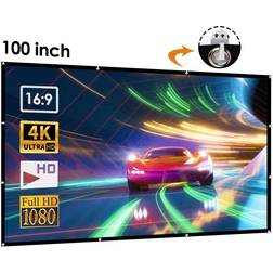 Temu 100 Inch 16:9 Hd Foldable Projector Screen