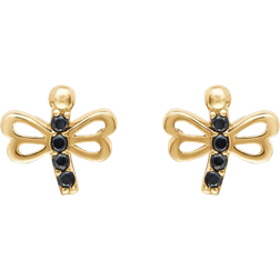 FAVS Earrings - Gold/Black