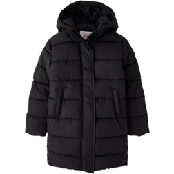 The Children's Place Girl's Quilted Long Puffer Jacket - Black (3049602-01)