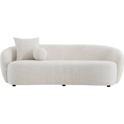 Ivy Bronx Heidemaria White Sofa 89" 3 Seater
