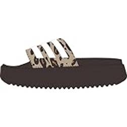 adidas Adilette Platform Sandaler - Shadow Brown/Cloud White/Magic Beige