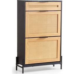 VEVOR Organizer 2 Flip Black Shoe Rack 64.7x102.8cm
