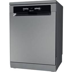 Bauknecht B0F D641A X Stand-Geschirrspüler 60 cm Edelstahl, Grau
