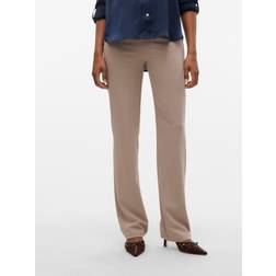 Vero Moda MR Straight Pant - Taupe