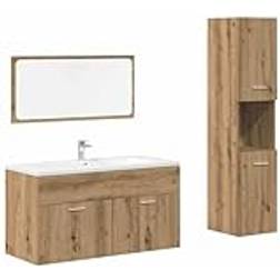 vidaXL Artisan Oak Bathroom Furniture Set