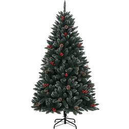 vidaXL 3315753 Green and White Juletræ 120cm