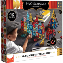 Fao Schwarz Magnectic Tile Set 40 Pieces