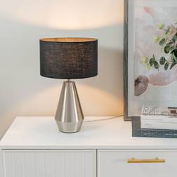 Heritage Hues Metal Dimmable Touch 35cm H x 17.5cm W x 43cm D Table Lamp
