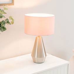 Heritage Hues Metal Dimmable Touch 26.5cm H x 17.5cm W x 61.5cm D Table Lamp