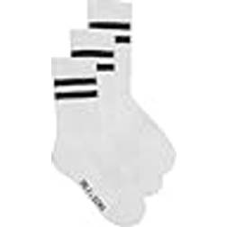 Only & Sons Tennis Socks 3-Pack Noos Vit/Ränder