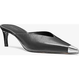 Michael Kors Kasia Leather Mule - Black