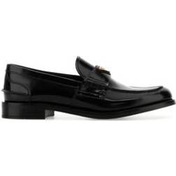 Prada Elegant Logo Loafers - Sort
