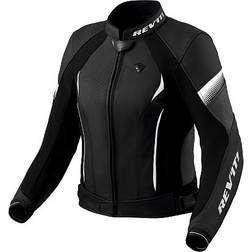 Rev'it! Xena 4 Ladies Leather Jacket - Black/White Woman