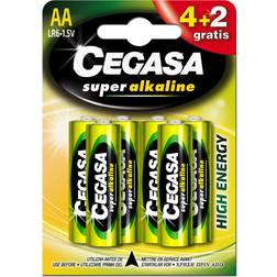 Cegasa Alkaline Batteries 1.5V 4-pack