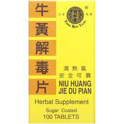 Tong Ren Tang Niu Huang Jie Du Pian 100 pcs