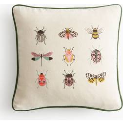 H&M Cotton with Print Pudebetræk Beige (40x40cm)