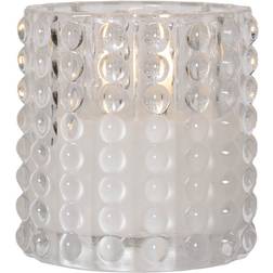 Star Trading Flamme Dotty Transparent LED-ljus 10cm