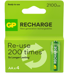 GP Batteries AA 2100 mAh 4-pack