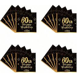 Shein Happy 60th Birthday Napkins 20pcs