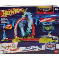 Hot Wheels Neon Speeders Laser Stunt Slamway