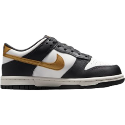 Nike Dunk Low GS - Summit White/Anthracite/Metallic Gold