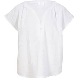 Bonprix Musselin Blusentop Reiner Baumwolle