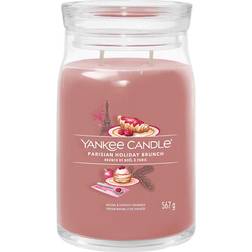 Yankee Candle Parisian Holiday Brunch Signature Large Jar Pink Doftljus 567g