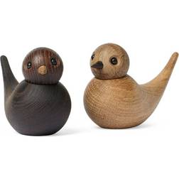 Spring Copenhagen Sweeties Wooden Swallows Brown/Natural Blonde Dekorationsfigur 5cm