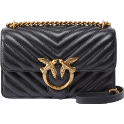 Pinko Mini Love Bag One Chevron - Black