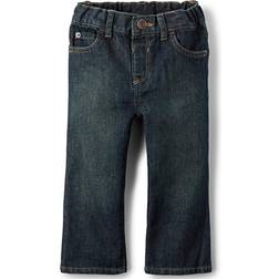 The Children's Place Baby Non-Stretch Bootcut Jeans - Dark Wash