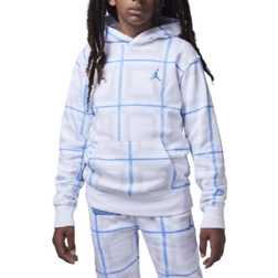 Jordan Older Kid's Jordan Brooklyn Essentials Festive Fleece Pullover Hoodie - White (HQ7088-100)