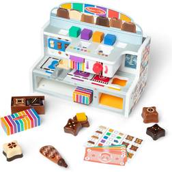 Melissa & Doug Wooden Chocolate Factory Pretend Play Set