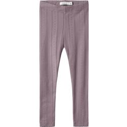 Name It Leggings - Elderberry