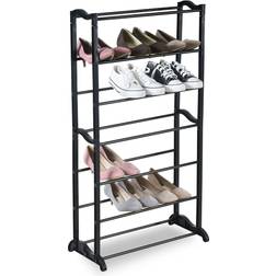 Confortime Metal Black Shoe Rack 55.5x95cm