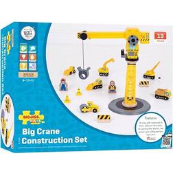 Bigjigs Stora Krankonstruktionsset