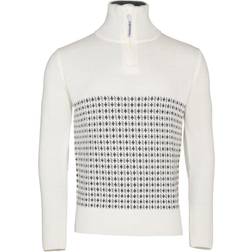 Stormberg Nordisfjell Half Zip Wool Sweater - White/Ebony